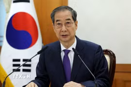 Cựu Thủ tướng Hàn Quốc Han Duck Soo. (Ảnh: Yonhap/TTXVN)