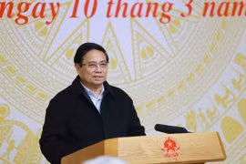 Thủ tướng Phạm Minh Chính chủ trì phiên họp. (Ảnh: Dương Giang/TTXVN)