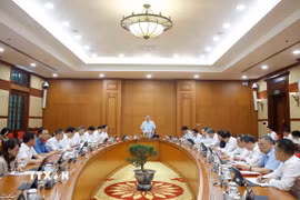 Tổng Bí thư, Chủ tịch nước Tô Lâm phát biểu chỉ đạo tại buổi làm việc của Thường trực Ban Chỉ đạo Trung ương về phát triển khoa học-công nghệ, đổi mới sáng tạo và chuyển đổi số quốc gia. (Ảnh: Thống Nhất/TTXVN)