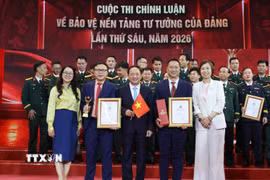 Lễ trao giải Cuộc thi chính luận về bảo vệ nền tảng tư tưởng của Đảng lần thứ 6