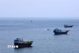 Eo biển Hormuz. (Ảnh: THX/TTXVN)