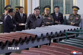 Bình Nhưỡng tuyên bố tiếp tục củng cố năng lực răn đe hạt nhân. (Ảnh: KCNA/TTXVN)