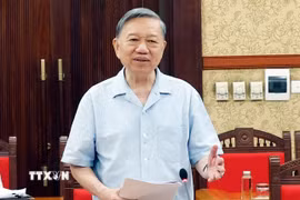 Bộ Chính trị quyết định thành lập Ban Chỉ đạo Trung ương về tổng kết thực tiễn và nghiên cứu sửa đổi, bổ sung Điều lệ Đảng (gọi tắt là Ban Chỉ đạo), trong đó Tổng Bí thư, Chủ tịch nước Tô Lâm làm Trưởng Ban Chỉ đạo. (Ảnh: Thống Nhất/TTXVN)
