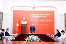 Tổng Bí thư, Chủ tịch nước Tô Lâm, Thống lĩnh Lực lượng vũ trang nhân dân, Chủ tịch Hội đồng Quốc phòng và An ninh, phát biểu chỉ đạo. (Ảnh: Thống Nhất/TTXVN)