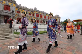 Nhiều chương trình, hoạt động nghệ thuật được tổ chức tại Huế. (Ảnh minh họa: Mai Trang/TTXVN)
