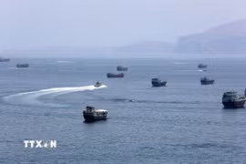Eo biển Hormuz. (Ảnh: THX/TTXVN)