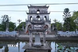 Chùa Viên Quang (xã Xuân Trường, tỉnh Ninh Bình) được công nhận là Di tích lịch sử - văn hóa cấp quốc gia từ năm 1991. (Ảnh: Công Luật/TTXVN)