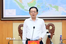 Phó Thủ tướng Hồ Quốc Dũng phát biểu. (Ảnh: An Đăng/TTXVN)
