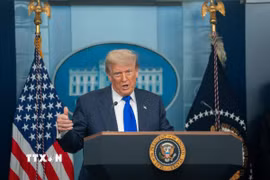 Tổng thống Mỹ Donald Trump. (Ảnh: THX/TTXVN)