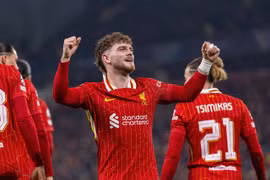 Liverpool vào vòng 1/8 Champions League 2024-25. (Nguồn: Getty Images)
