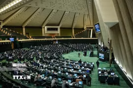 Toàn cảnh một phiên họp Quốc hội Iran tại Tehran. (Ảnh: IRNA/TTXVN)