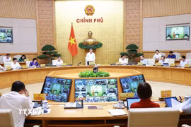 Thủ tướng Lê Minh Hưng chủ trì Phiên họp Chính phủ thường kỳ tháng 9 năm 2026 và Hội nghị trực tuyến Chính phủ với địa phương. (Ảnh: Dương Giang/TTXVN)