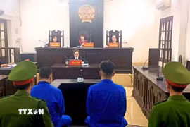Quang cảnh một phiên xử. (Ảnh minh họa: Kim Anh/TTXVN)