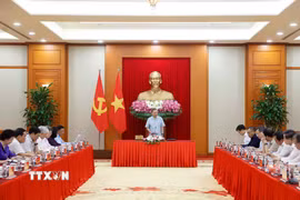 Chiều 2/6/2026, tại trụ sở Trung ương Đảng, Tổng Bí thư, Chủ tịch nước Tô Lâm, Trưởng Ban chỉ đạo Trung ương về sơ kết 1 năm vận hành mô hình tổ chức tổng thể của hệ thống chính trị và mô hình chính quyền 3 cấp, chủ trì cuộc họp của Ban Chỉ đạo. (Ảnh: Thống Nhất/TTXVN)