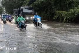 Khu vực Bắc Bộ và Bắc Trung Bộ tiếp tục có mưa. (Ảnh: Thành Phương/TTXVN)