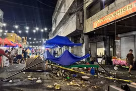 Hình ảnh ở Cebu sau khi xảy ra động đất. (Nguồn: Anadolu)