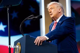 Tổng thống Mỹ Donald Trump. (Ảnh: Getty Images/TTXVN)