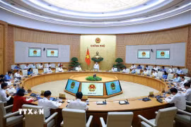 Phiên họp Chính phủ thường kỳ tháng 8 năm 2026. (Ảnh: Dương Giang/TTXVN)