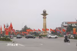 Một góc đô thị Phố Hiến, tỉnh Hưng Yên. (Ảnh: Thu Hoài/TTXVN)