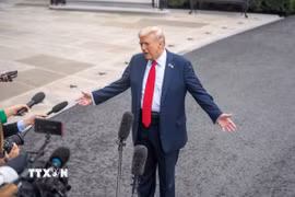 Tổng thống Mỹ Donald Trump. (Ảnh: THX/TTXVN)