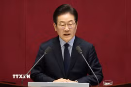 Ông Lee Jae Myung - Chủ tịch đảng Dân chủ Hàn Quốc (DP). (Ảnh: Yonhap/TTXVN)