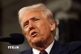 Tổng thống Mỹ Donald Trump. (Ảnh: IRNA/TTXVN phát)