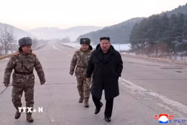 Nhà lãnh đạo Triều Tiên Kim Jong Un. (Ảnh: Yonhap/TTXVN)