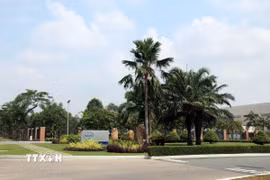 Khu vực nhà máy của Intel, một nhà đầu tư lớn tại Khu Công nghệ cao Thành phố Hồ Chí Minh. (Ảnh: Tiến Lực/TTXVN)