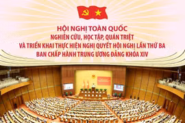Hội nghị toàn quốc nghiên cứu, học tập, quán triệt và triển khai thực hiện Nghị quyết Hội nghị Trung ương 3