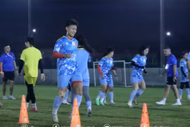 Tuyển nữ Việt Nam sẵn sàng cho trận ra quân. (Nguồn: VFF)