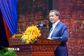 Thủ tướng Campuchia Hun Manet. (Ảnh: THX/TTXVN)