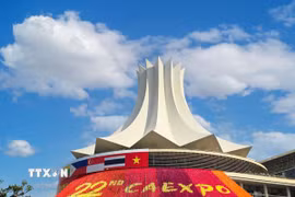 Hội chợ Trung Quốc-ASEAN (CAEXPO) lần thứ 22 diễn ra tại Trung tâm Triển lãm quốc tế Nam Ninh, Quảng Tây (Trung Quốc). (Ảnh minh họa: TTXVN phát)