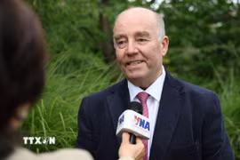 Ông Rolf Schulze, Chủ tịch Hội Đức Việt, cựu Đại sứ Đức tại Việt Nam. (Ảnh: TTXVN)