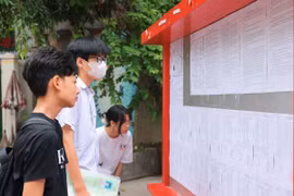 Thí sinh dự thi vào lớp 10. (Ảnh: Hoàng Hiếu/TTXVN)