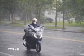 Khu vực từ Hà Tĩnh đến Đà Nẵng có mưa vừa, mưa to và dông. (Ảnh minh họa: Nguyên Lý/TTXVN)
