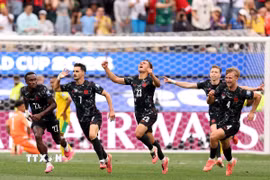 Canada liệu có thể vượt qua Maroc để tiến vào tứ kết World Cup 2026? (Ảnh: AFP/TTXVN)