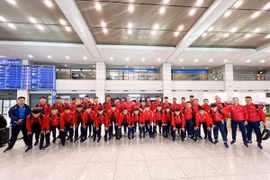 U17 Việt Nam đến Hàn Quốc, bước vào giai đoạn quan trọng trước giải U17 thế giới. (Nguồn: VFF)