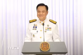 Tân Thủ tướng Thái Lan Anutin Charnvirakul. (Ảnh: THX/TTXVN)