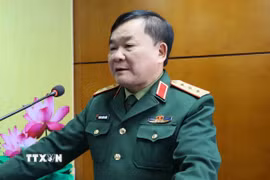 Thượng tướng Hoàng Xuân Chiến, Ủy viên Trung ương Đảng, Ủy viên Thường vụ Quân ủy Trung ương, Thứ trưởng Bộ Quốc phòng. (Ảnh: An Đăng/TTXVN)