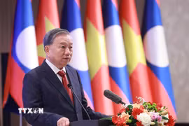 Tổng Bí thư Tô Lâm phát biểu. (Ảnh: Thống Nhất/ TTXVN)