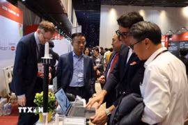 InnoEx góp phần mở ra các cơ hội hợp tác kinh doanh toàn cầu cho các doanh nghiệp đổi mới sáng tạo. (Ảnh: Hứa Chung/TTXVN)