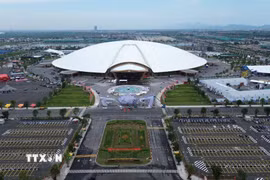 Đây là địa điểm tổ chức Triển lãm thành tựu đất nước nhân kỷ niệm 80 năm Ngày Quốc khánh từ 28/8 đến 5/9. (Ảnh: Quốc Khánh/TTXVN)