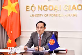 Bộ trưởng Ngoại giao Lê Hoài Trung, (Ảnh: An Đăng/TTXVN)