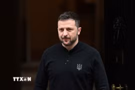 Tổng thống Ukraine Volodymyr Zelensky. (Ảnh: AA/TTXVN)