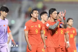 Tuyển Trung Quốc sẽ không tham dự giải FIFA ASEAN Cup. (Ảnh: Hoàng Linh/TTXVN)
