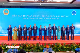 Diễn đàn Tư pháp ASEAN - Trung Quốc lần thứ 4. (Ảnh: Thanh Phong/Vietnam+)