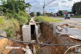 Chậm tiến độ, công trường vắng lặng: Dự án quốc lộ 14B gặp khó khăn