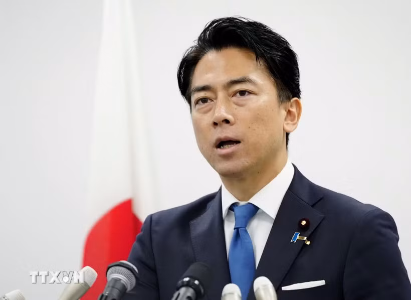 Bộ trưởng Quốc phòng Nhật Bản Shinjiro Koizumi. (Ảnh: Kyodo/TTXVN)