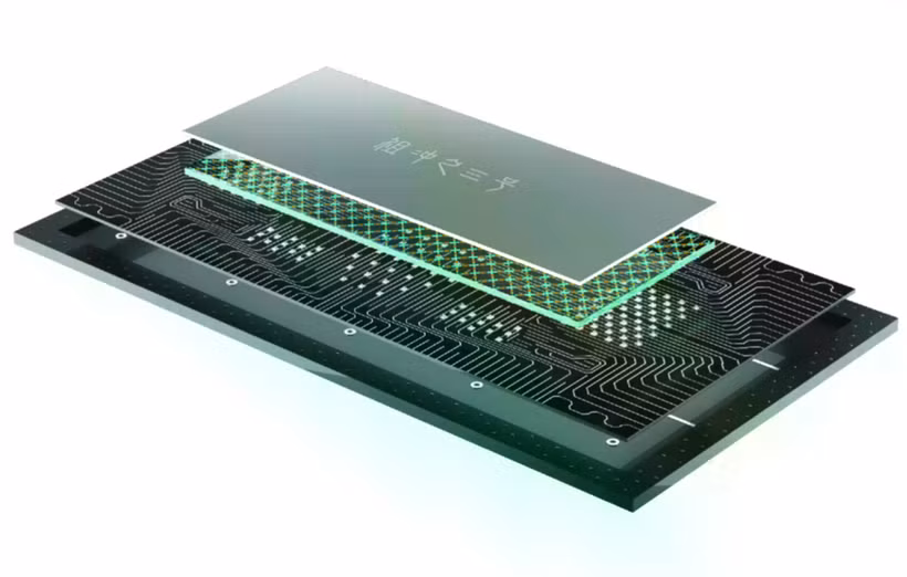 Với 105 qubit và 182 bộ ghép nối, hệ thống máy tính lượng tử siêu dẫn có khả năng xử lý tác vụ với tốc độ nhanh hơn 1.000 tỷ lần so với siêu máy tính mạnh nhất thế giới. (Nguồn: SCMP)