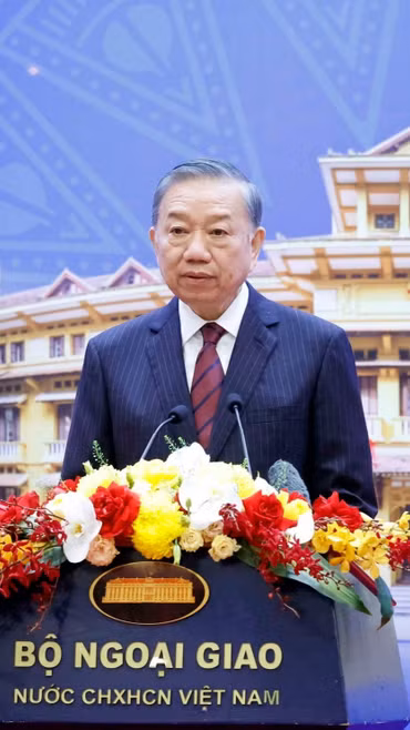 Tổng Bí thư, Chủ tịch nước Tô Lâm phát biểu. (Ảnh: Thống Nhất/TTXVN)